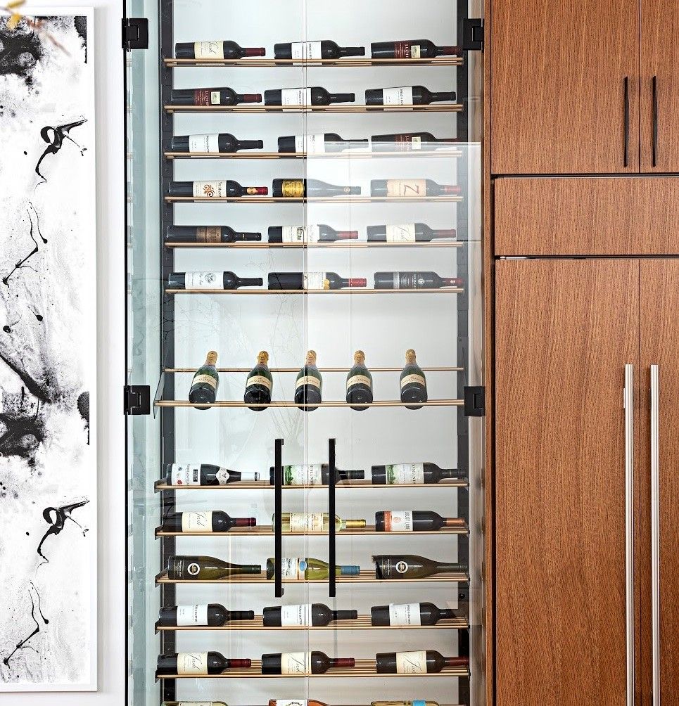 Vintage View Wine Racks Instagram post featuring Designed by Iman